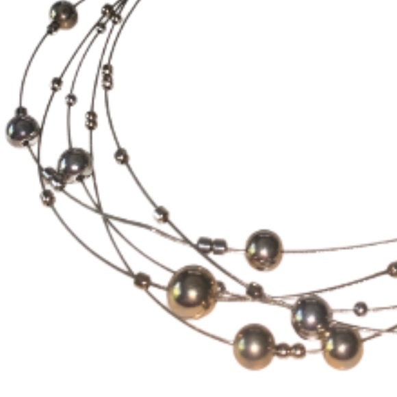 💛 Lil Sophia Multi Strand Sphere Necklace - Picture 1 of 5